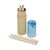 Colouring pencils in cardboard tube with sharpener lid Nature -  LT91584-N0094