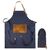 BBQ-Schürze und -Handschuh Dunkelblau -  LT94515-N0010