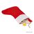 Felt Christmas stocking 40 cm White, Red -  LT90274-N0121