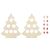 Wooden Xmas tree decoration Wood -  CX1510-40
