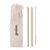 Bambus Trinkhalme-Set Beige -  MO9630-13