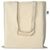 Budget Fairtrade cotton bag with long handles Ecru - MultiGift Fairtrade 987413