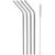 4er Set Strohhalme aus Edelstahl Rudy Silber -  8236.032