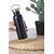 Edelstahl-Trinkflasche doppelwandig Odette Schwarz -  668130.001