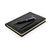 Refillable notebook and pen set Black - Swiss Peak P773.320