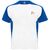 Bugatti unisex sportshirt met korte mouwen Wit, Koningsblauw - Roly R63998Q1