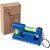 Gerecycled ABS sleutelhanger met waterpas Indira Zwart -  1267826.001
