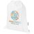 Sac de 5 L avec cordon Oregon Blend en coton recyclé 140 g/m² certifié GRS Blanc - Unbranded 12076101