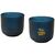 Male 200 ml glass cups - set of 2 Hale blue - Seasons 12640055