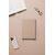 VINGA Baltimore GRS certified paper & PU notebook Greige - Vinga V773109