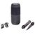 Wireless solar speaker torch 2x5W IPX6 Zwart - empty LT91280-N0002