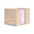 Boite cube papier bois, avec papier recyclé 10x10x8.5cm Marron clair -  LT91911-N0052