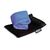 Kühlendes Handtuch aus RPET-Material, 30x80cm Schwarz, Blau -  LT91204-N0211
