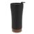 Doppelwandiger Becher mit einem Korkboden 480ml Schwarz -  LT98848-N0002