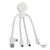 2099 | Xoopar Mr. Bio Smart Charging cable with NFC Blanc - Xoopar LT41008-N0001