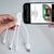 2099 | Xoopar Mr. Bio Smart Charging cable with NFC Blanc - Xoopar LT41008-N0001