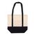Einkaufstasche aus Baumwolle OEKO-TEX® 140g/m² 40x10x35cm Schwarz -  LT95248-N0002