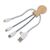 Xoopar Mr. Bio Bamboo Charging Cable Natuur - Xoopar LT41016-N0094