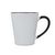 Mug subli Melbourne colored edge &amp; handle 300ml White, Black -  LT51192-N0102