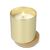 Bhakti scented plant based candle in recycled aluminium jar Gold -  LT90745-N0006