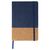 Notizbuch R-PET &amp; Kork A5 Dunkelblau -  LT92085-N0010