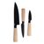 InSideOut 3 Stück Essential Messer Set Ravn Holz - InSideOut LT57202-N0093