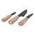 InSideOut 3 Stück Essential Messer Set Ravn Holz - InSideOut LT57202-N0093