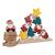 InSideOut  Jeu d'équilibre du Père Noël en bois Assortiment fluorescent - InSideOut LT57402-N0099