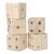 InSideOut Reuze houten dobbelsteen spel Hout, Hout - InSideOut LT57411-N9393