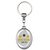 Keyring metal, oval Matt silver -  LT99652-N0091