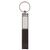 Porte-clés doming rectangulaire Noir -  LT99703-N0002