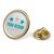Badge metalen pin Ø20mm Goud satijn -  LT99735-N0092