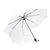 Congo 190T Pongee 21" Opvouwbare paraplu Wit -  LT97115-N0001
