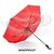 Daintree 190T Pongee 21.5" Foldable windproof umbrella Auto open Red -  LT97116-N0021