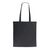 Sac en coton bio couleur long 140g/m² 38x42 cm Noir -  LT95377-N0002