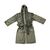VINGA Louis luxury plush GRS RPET robe size S-M Green - Vinga 495030