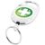 Gerlos sleutelhanger en rollerclip Wit - Unbranded 10210400