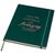 Executive A4 hard cover notebook Green - JournalBooks 10626361