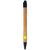 Borneo bamboo ballpoint pen (black ink) Natural, Solid black - Unbranded 10632200