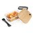 Boîte repas en verre avec couvercle en bambou Transparent - XD Collection P269.560