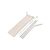 Set de pailles en acier inoxydable Argent - XD Collection P269.572