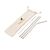 Set de pailles en acier inoxydable Argent - XD Collection P269.572