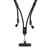 Cordon téléphone de 160cm avec câble 60W en rPET RCS LoopAmp Noir - XD Collection P302.5301