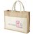 Mumbay cotton pocket jute tote bag 18L Natural, Natural - Unbranded 11952600