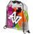 Lancaster transparent drawstring bag 5L Black, Transparent - Unbranded 12008600