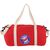 Barrel katoenen duffeltas 25L Rood - Unbranded 12019502