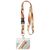 Bucks sublimatie lanyard met veiligheidssluiting Zwart, Wit - Unbranded 1PL0030C