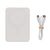 Powerbank magnétique 5000mAh en plastique RCS Magnetix Blanc - XD Collection P322.403