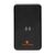 Powerbank 5000mAh avec induction 5W en plastique recyclé RCS Noir - XD Collection P322.621