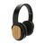 Casque sans fil pliable en bambou et plastique RCS Elite Noir - XD Collection P329.681